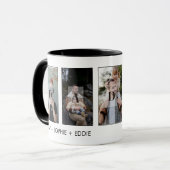 5枚(5)写真父の日の家族の写真と名前 マグカップ (正面左)