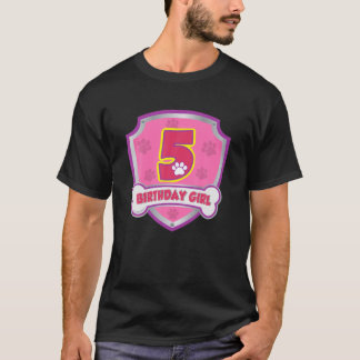 5歳の子どもがパトロールパーティーの誕生日・ボーイズ・ギル Tシャツ
