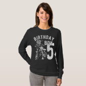 5歳の子供 - 誕生日の男の子 - ダートバイク - モーター Tシャツ (正面フル)