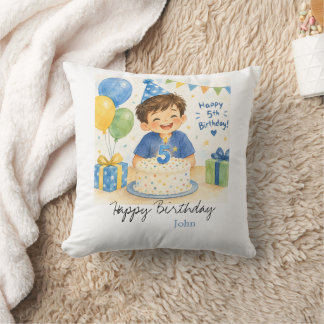 5歳の誕生日おめでとう クッション