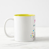 5歳の誕生日おめでとう 名前入りコーヒーマグギフト ツートーンマグカップ (左)