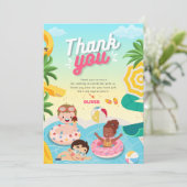 5歳の誕生日にタイムスリップ サンキューカード (スタンド正面)