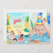 5歳の誕生日にタイムスリップ サンキューカード (正面)