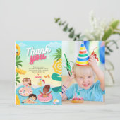 5歳の誕生日にタイムスリップ サンキューカード (スタンド正面)