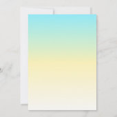 5歳の誕生日にレトロなダイブ サンキューカード (裏面)