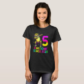 5歳の誕生日をお祝いするダビングスロース Tシャツ (正面フル)
