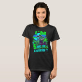 5歳の誕生日を迎えるモンスタートラック Tシャツ (正面フル)