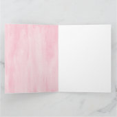 5歳の誕生日カード – カップケーキの水色 カード (内部)