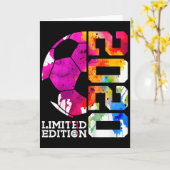 5歳の誕生日サッカー限定版 _1 カード (黄色い花)