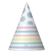 5歳の誕生日パーティーの双子マケーストライプト パーティーハット (左)