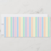 5歳の誕生日パーティーの双子mapacheテーマ写真 招待状 (裏面)