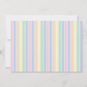 5歳の誕生日パーティーの双子mapacheテーマ写真 招待状 (裏面)