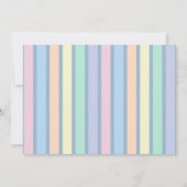 5歳の誕生日パーティーの双子mapacheテーマ写真 招待状 (裏面)