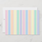 5歳の誕生日パーティーの双子mapacheテーマ写真 招待状 (裏面)