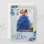 5歳の誕生日パーティーの招待状です。 招待状 (裏面)