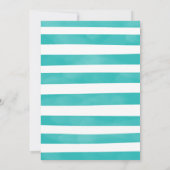 5歳の誕生日マーメイド招待状 招待状 (裏面)