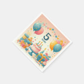 5歳の誕生日 スタンダードカクテルナプキン (角)