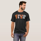 5歳の誕生日 スポーツ 誕生日パーティー 5歳 男の子 Tシャツ (正面フル)