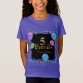 5歳の誕生日 Tシャツ (正面)