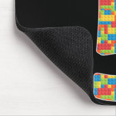 5歳ギフト建物ブロック5誕生日少年 マウスパッド (コーナー)