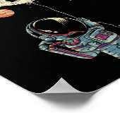 5歳誕生日ボーイギフト宇宙飛行士5誕生 ポスター (角)