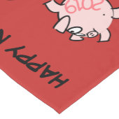 5漫画おもしろいイラストレーションピグイヤー〔占星術の〕十二宮図TR ショートテーブルランナー (コーナー)