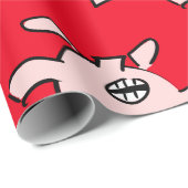 5漫画おもしろいイラストレーション豚カラーWPを選択 ラッピングペーパー (ロールコーナー)