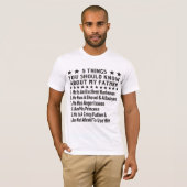 5父について知っておくべきこと# Tシャツ (正面フル)