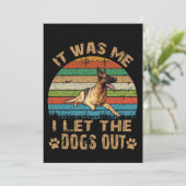 5犬を放したのは私だヴィンテージ サンキューカード (スタンド正面)