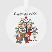 5犬アクリルオーナメントのスティックフィギュア オーナメント (裏面)