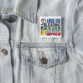 5甥の自閉症のTシャツ及び服装の賛美 缶バッジ (インサイチュ)