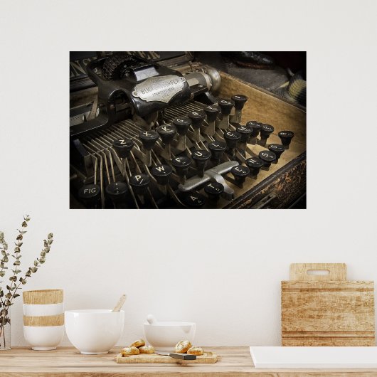 5番太センダーファータイプライター ポスター (キッチン)