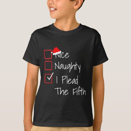 5番目いけなの醜いクリスおもしろいマ Tシャツ (正面)