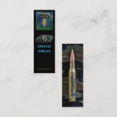 5番目のグリーンは、特別なフラッシュブックマーカーを死にました スキニー名刺 (正面/裏面)