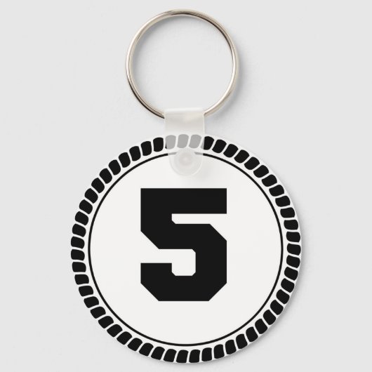 5番目の円 キーホルダー (正面)