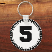 5番目の円 キーホルダー (正面)