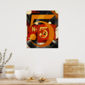 5番絵画目 – Demuthの金ゴールドの姿5 ポスター (キッチン)