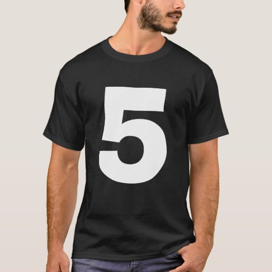 5番。五 Tシャツ (正面)