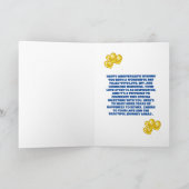 5祝周年結婚愛と喜び サンキューカード (内部)