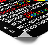 5私の息子の自閉症について知っておくべきこと ポスター (角)