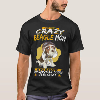 5私はビーグル熱狂するママ Tシャツ