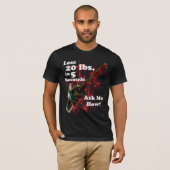 5秒のダイエットの20のLBSを失って下さい Tシャツ (正面フル)