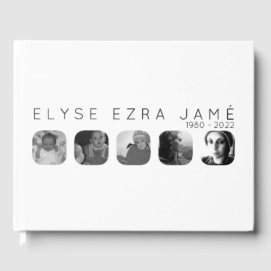 5窓葬儀ゲストブック ゲストブック (正面)