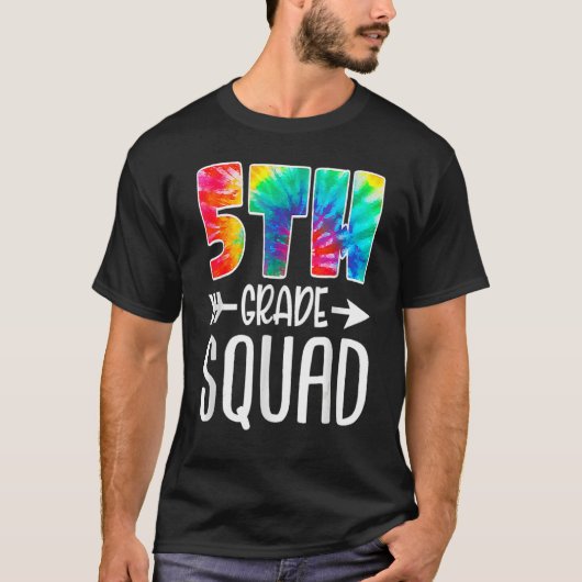5等分隊絞り染め新学期先生Stu Tシャツ (正面)
