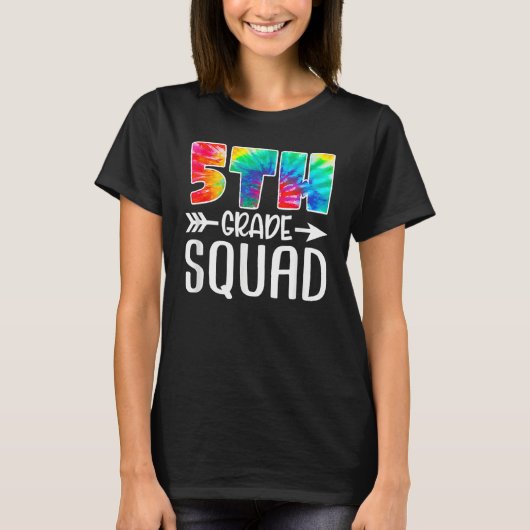 5等分隊絞り染め新学期先生Stu Tシャツ (正面)
