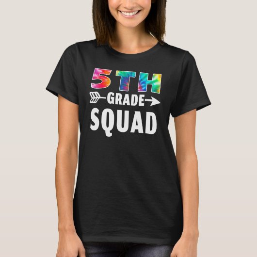 5等分隊絞り染め新学期先生Stu Tシャツ (正面)