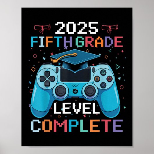 5等級完全ビデオゲーマー少年の卒業 ポスター (正面)