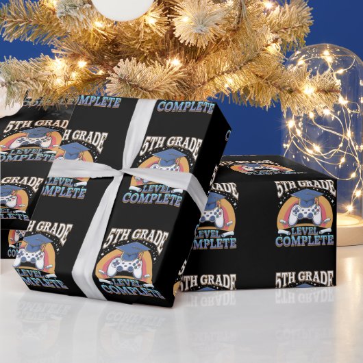 5等級完全卒業ゲーマー ラッピングペーパー (クリスマス)