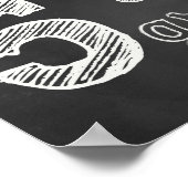 5等級標識 – 黒板 ポスター (角)