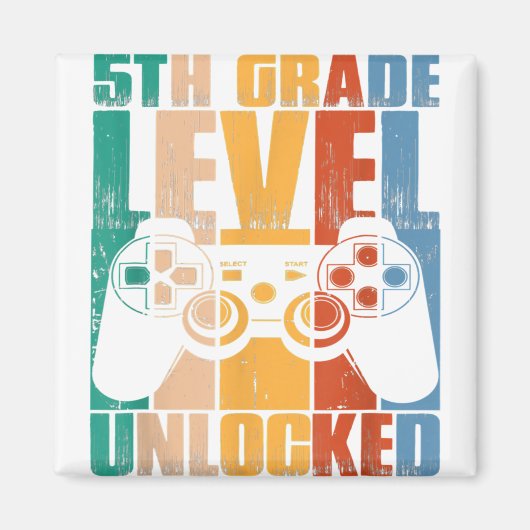 5等級解除新学期ゲームコンター マグネット (正面)